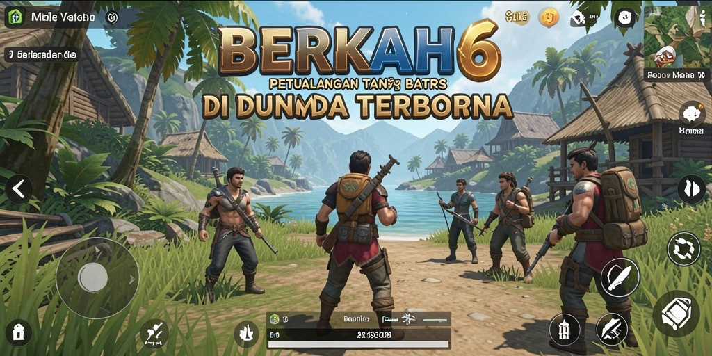 Tangkapan layar gameplay <strong>BERKAH6</strong> yang menunjukkan eksplorasi dunia terbuka yang menakjubkan.