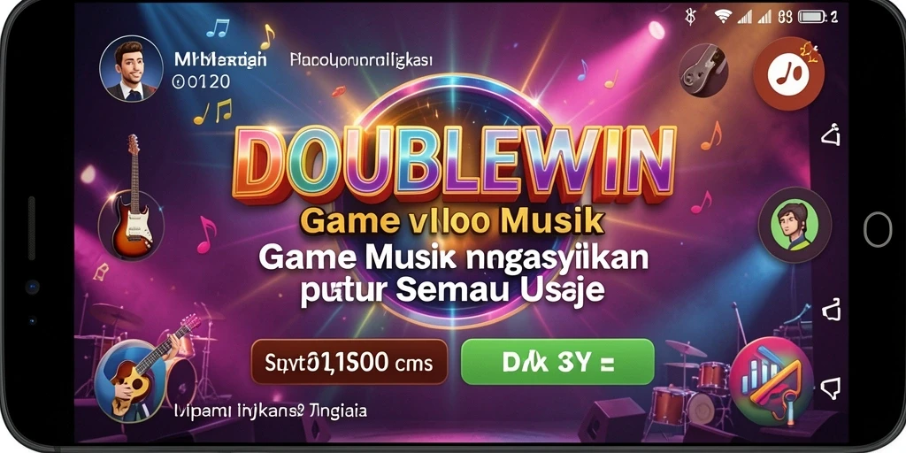 Tampilan gameplay DOUBLEWIN yang seru dan interaktif.