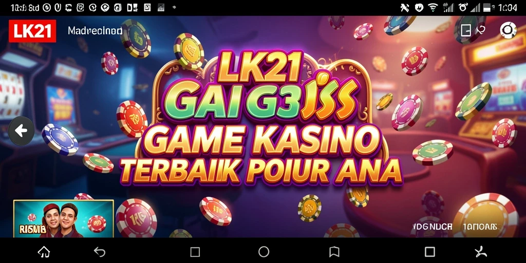 Screenshot gameplay LK21 menampilkan mesin slot dengan desain modern.