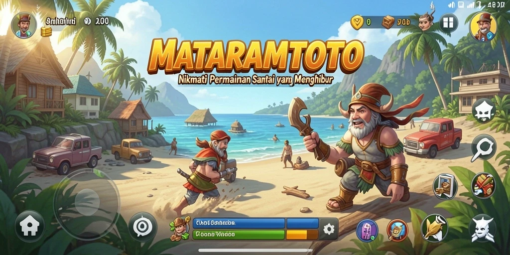 Tampilan gameplay menarik dari MATARAMTOTO yang menampilkan keseruan permainan.